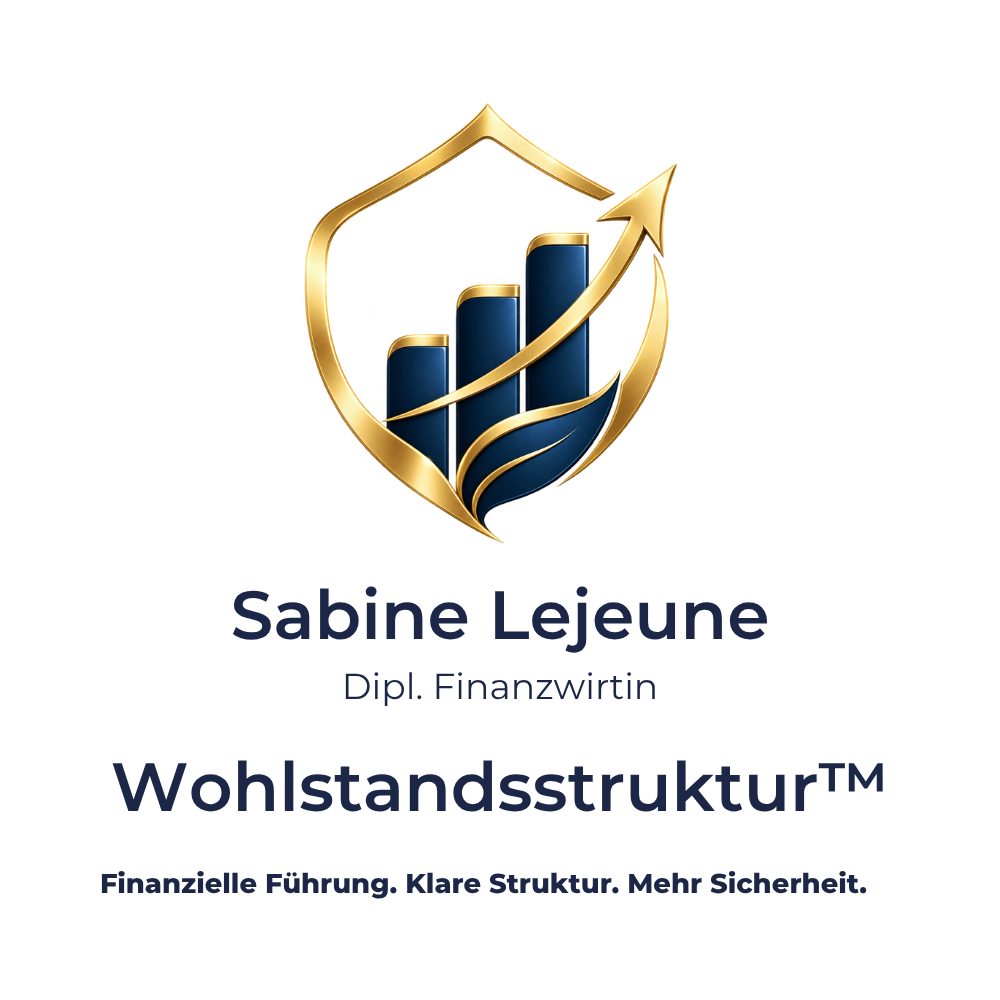 Sabine Lejeune, Dipl. Finanzwirtin – Wohlstandsstruktur™: Finanzielle Führung. Klare Struktur. Mehr Sicherheit.